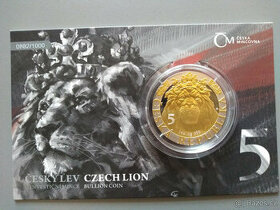 Prodám Stříbrná 1 Oz mince Český lev 2022 selkt. pok. 891