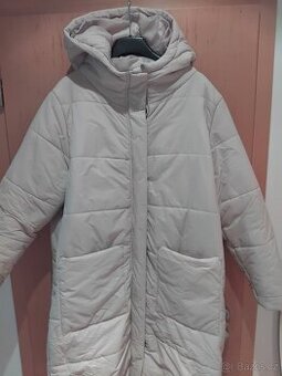 Béžový prošívaný kabát vel.44