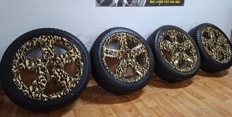 Alu kola R18 5x112 Audi + zimní pneu 225/45/18