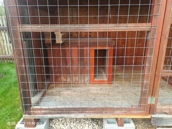 Prodám zateplenou boudu a kotec pro psa