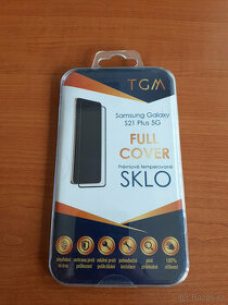 NOVÉ sklo TGM Full Cover na Samsung Galaxy S21+ 5G, černá