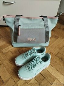 Kožené PUMA boty vel 36 + kabelka FILA - 1