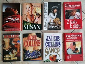 Soubor 8 knih (Collins, Mahmoody, Roberts, Austen, Bronte)
