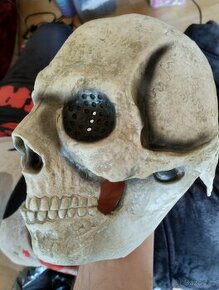 Hororová maska lebka kostlivec