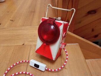 Retro ČSD nádražní lampa koncové světlo vlaku Kovo Věšín