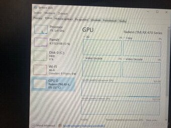 Herní Počítač - i5-7400, RX 470 8GB, 32GB RAM