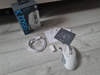 Herní myš Logitech G502 X Lightspeed White - 1