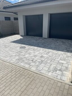 Dlažba Towntop 6cm bíločerná - cca 14m2