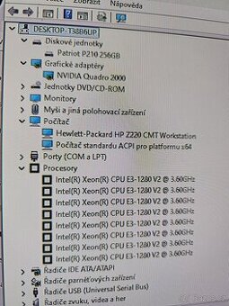 Prodám pC HP Z220 CMT Workstation