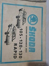 Sleva možná Katalog náhradních dílů na ŠKODA 105/120/125/130