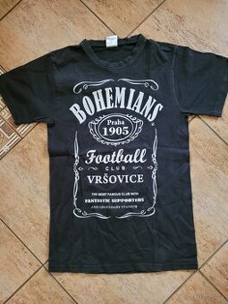 Tričko Bohemians pro fanoušky XS černé