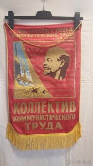 Vlajka. Prapor. Rusko. SSSR. originál.