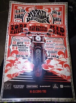 Plakát k festivalu Harley Davidson 2ks