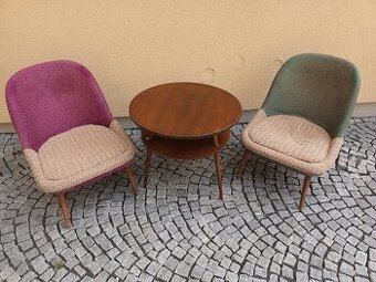 Retro křesla brusel