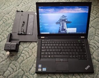 14" Lenovo T430, i5, 8GB, SSD, dock, 94Wh Aku