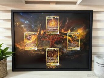 Pokémon extended illu. Giratina Arceus + UV obal + rámeček