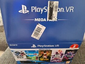 Ps vr plus 2 hry + adaptér na Ps5