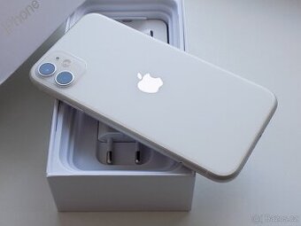 APPLE iPhone 11 64GB White - ZÁRUKA 12 MĚSÍCŮ - TOP STAV