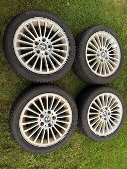 Litá kola BMW 5x120 R17 se zimními pneu 225/45/17
