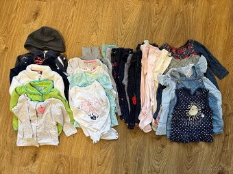 set dívčího oblečení 29ks, vel. 92, 18-24 měs, 7 Kč/kus