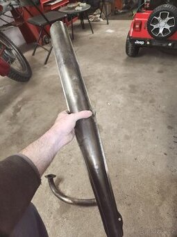 Jawa 50 21 pionýr výfuk s kolenem