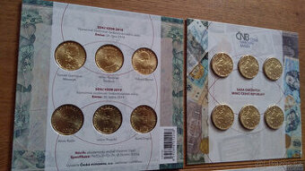 Sada 6 ks oběžných mincí 20 Kč - 2018/2019 standard