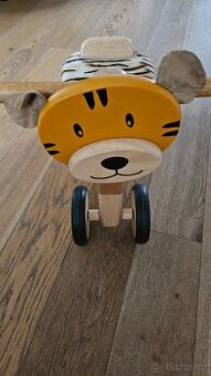 Drevene detske odrazelo tygr