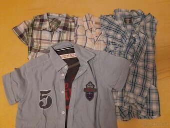 4 ks košile set Lee Cooper, H&M, Cherokee, Rebel