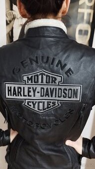 Harley Davidson dámská reflexní kožená bunda vel..S