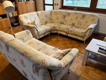 Pěkná sedací souprava