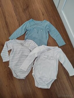 Dětské body s dlouhým rukávem vel. 74/80