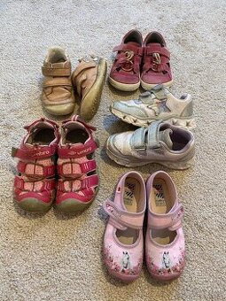 Svítící boty Frozen Deichmann, celokožené DD step, bačkory