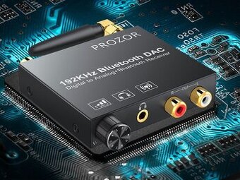 PROZOR 192kHz digitálně-analogový Bluetooth audio převodník