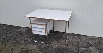Chromovaný Retro pracovní stůl