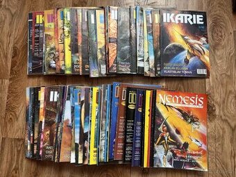 Časopis Ikarie 1990 - 2001 (nekompletní) + Nemesis 10/96