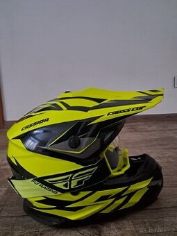 Helma Cassida Cross Cup + brýle Fly Racing