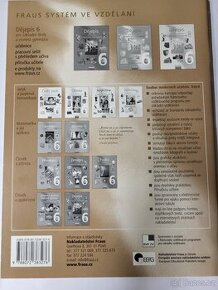 učebnice Fraus Dějepis 6  a pracovní sešit, příručka učitele