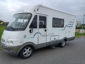Hymer Fiat 2,8tdi rv2000 KLIMA serviska nosič na moto,6míst