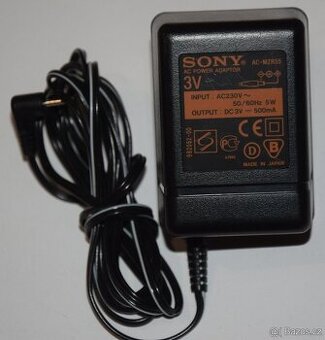 Nabíjecí adaptér pro minidisc SONY 3V