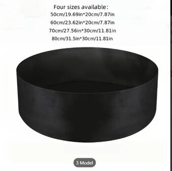 textilní květináč, průměr 70 cm 3+1