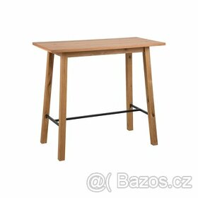 Barový stůl dub a 2x barové židle