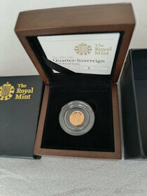 Zlatá mince 1/4 Sovereign (quarter Sovereign) 2011 proof