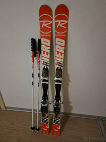 Prodám lyže Rossignol Hero 130cm včetně hůlek