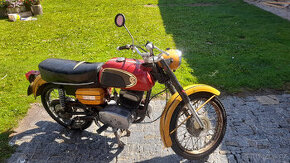 Motocykl ČZ 125 typ 476 / světlo Aprilia