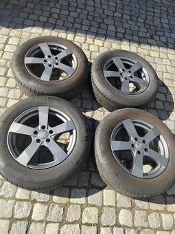 Prodám alu 17 Dezent 5x112 ET 38 Tiguan letní 215/65/17