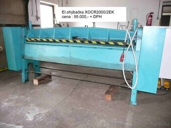 Elektrická ohýbačka plechů XOCR 2000/2EK