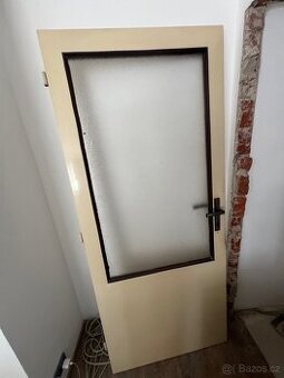 Dveře 80 prosklené retro 1970 levé pravé původní - 1