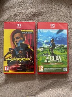 Cyber Punk 2077 switch 2 edice + Zelda BOTW switch 2 edice n