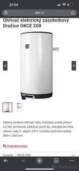 Bojler Dražice 200l