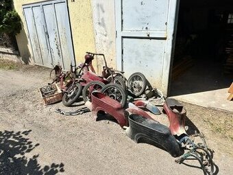 JAWA 555 díly - úklid garáže